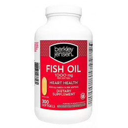 Berkley Jensen 1,000mg Fish Oil Softgels, 300 ct