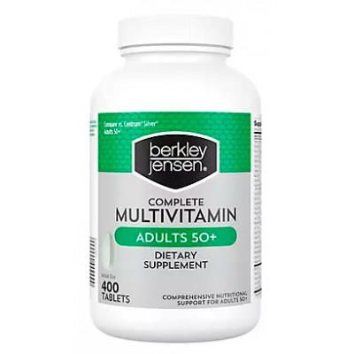 Berkley Jensen Complete Multivitamin Adult 50+, 400 ct