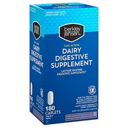 Berkley Jensen Dairy Digestive Supplement, 180 ct