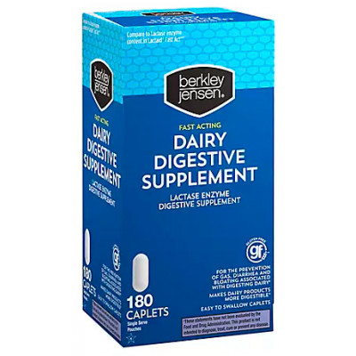 Berkley Jensen Dairy Digestive Supplement, 180 ct