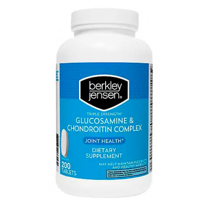 Berkley Jensen Triple Strength Glucosamine and Chondroitin Complex, 200 ct