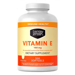 Berkley Jensen Vitamin E 180mg, 500 ct