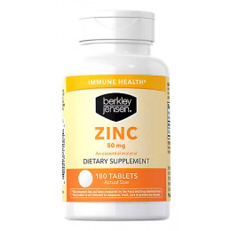 Berkley Jensen Zinc 50mg ,180 ct