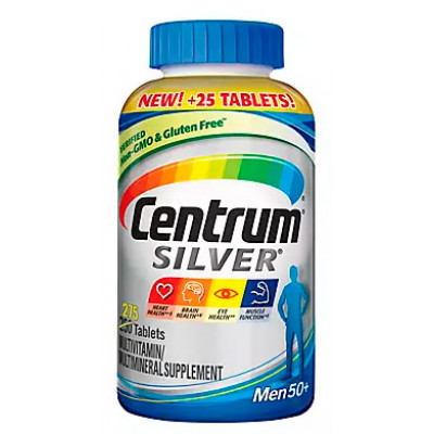 Centrum Silver Men's Multivitamin and Multimineral Supplement Tablets, 275 ct