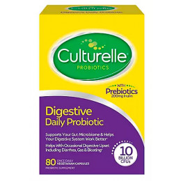 Culturelle Digestive Health Probiotic Capsules, 80 ct