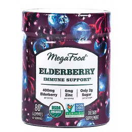 MegaFood Elderberry Immune Support Gummies, 80 ct