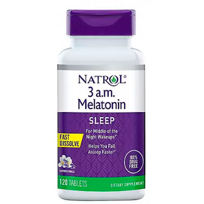 Natrol 3 a.m. Melatonin Tablets, 120 ct