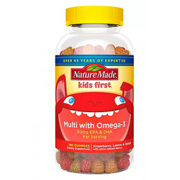 Nature Made Kids First Multivitamin Gummies with Omega 3, 180 ct