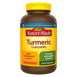 Nature Made Turmeric Capsules, 180 ct