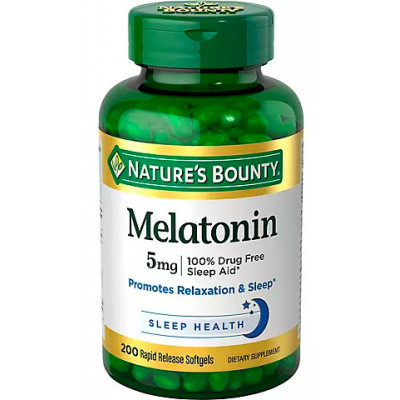 Nature's Bounty Melatonin 5 mg, 200 ct