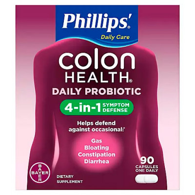 Phillips' Colon Health Probiotic Supplement Capsules, 90 ct