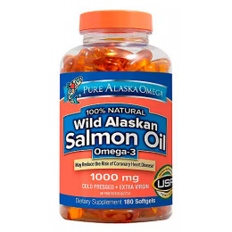 Pure Alaska Omega Wild Salmon Oil, 1000mg, 180 ct